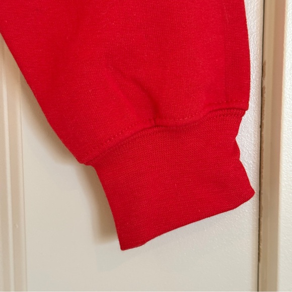 Like New‼️UO Urban Sophistication Future Vintage Crew Neck Sweatshirt, Red, Sz S - Picture 11 of 15